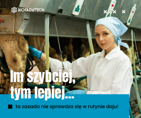 Im szybciej, tym lepiej – ta zasada nie sprawdza się w rutynie doju!